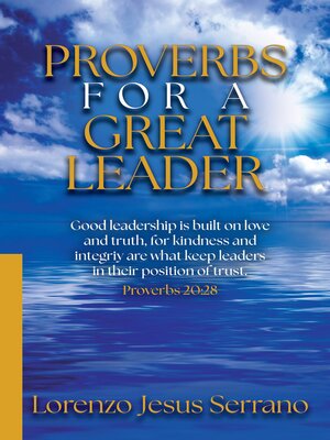 cover image of Proverbs For a Great Leader